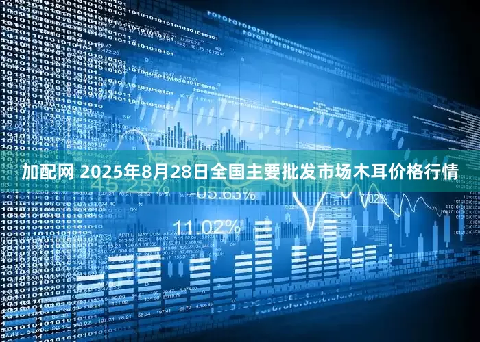 加配网 2025年8月28日全国主要批发市场木耳价格行情
