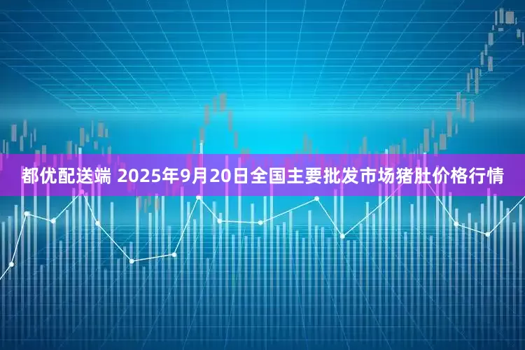 都优配送端 2025年9月20日全国主要批发市场猪肚价格行情