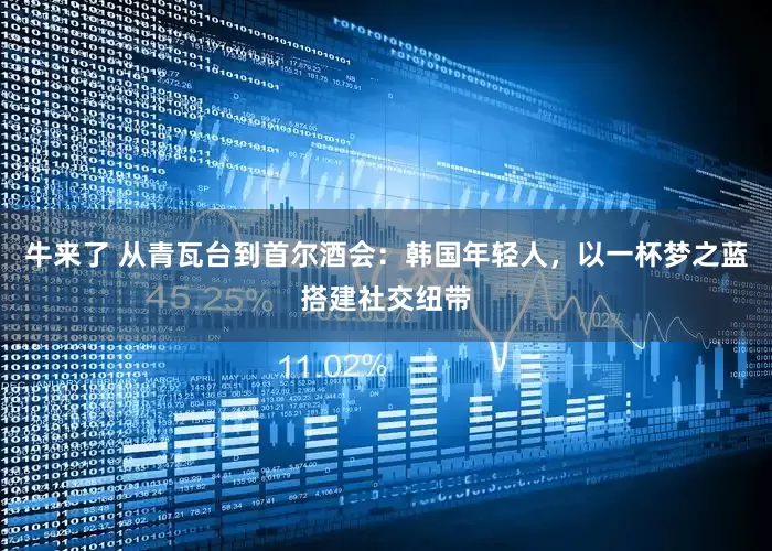 牛来了 从青瓦台到首尔酒会：韩国年轻人，以一杯梦之蓝搭建社交纽带